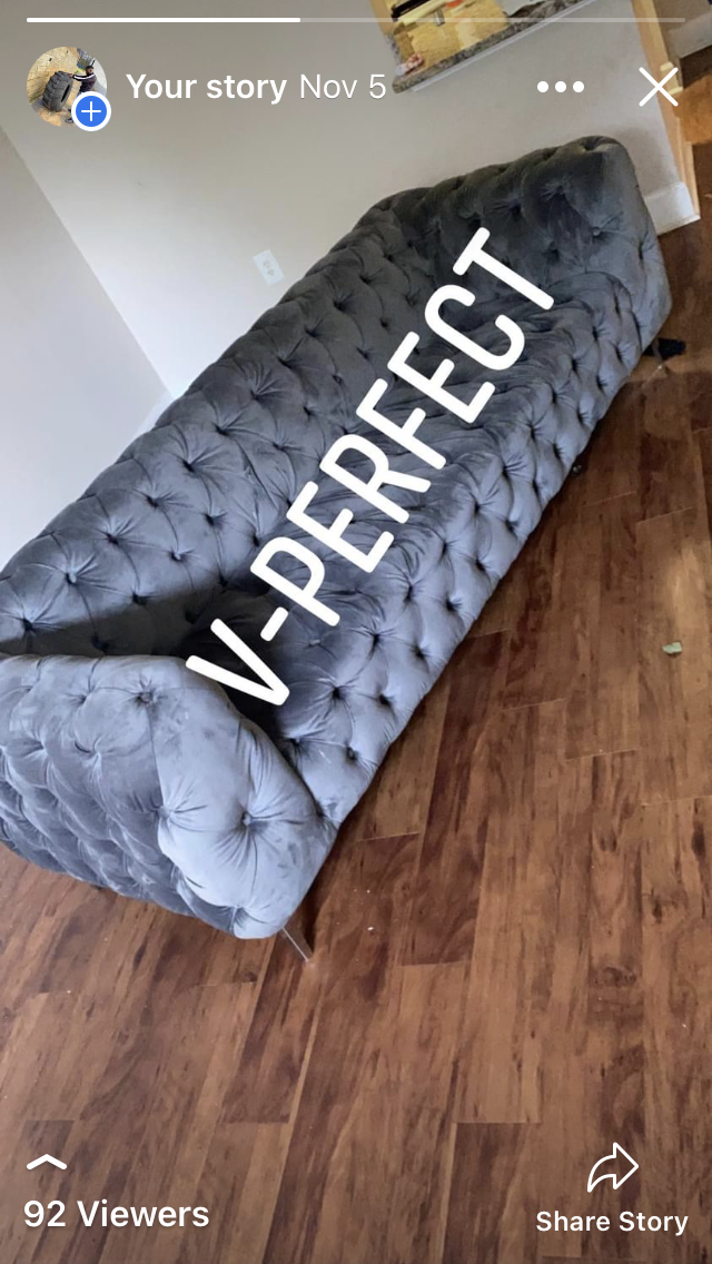 Completed residential move